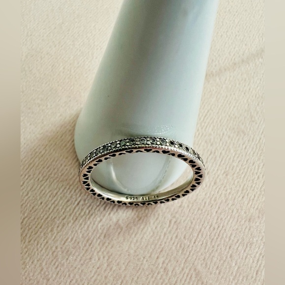 Pandora Sparkle & Hearts Ring, sterling silver. - Picture 5 of 7